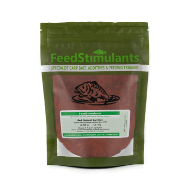 red natural bait dye